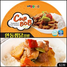 KDM 간편 즉석 조리식품 안동찜닭 컵밥 380g 분식재료 7_1 EA, 1