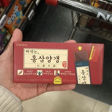 크라운 짜먹는 홍삼양갱 150g, 1개
