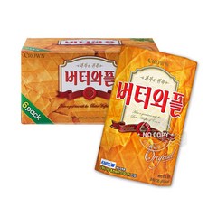 크라운 버터와플135g 6입 비스킷 크래커 과자모음