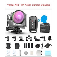 8K WIFI 액션 카메라 4K 60fps 20MP HD 40M 방수 액션 캠 APP 원격 제어 오토바이 헬멧 스포츠 비디오 카메, 01 8k_07 이탈리아_02 8K with1Bat and 64GB