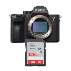 소니 알파 A7R III 미러리스 카메라 메모리카드 샌디스크 울트라SD 128GB