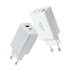 레터치 65W 멀티 ACC AC C 초고속 충전기 Gan QC PD PPS 고속충전 아이폰 갤럭시 노트북 충전기, 65W AC타입, 화이트, 1개