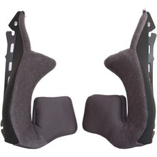 Shoei 쇼에이 제이크루즈 2 치크패드 세트 스트리트 오토바이 액세서리 블랙 39mm, 1개