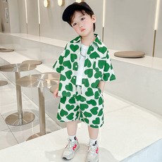 린넨셔츠반바지세트