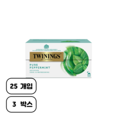 트와이닝 퓨어 페퍼민트 티백, 2g, 75개, 75개