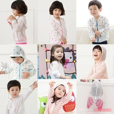 아동 비치집업 점퍼 1-10세 유아 바람막이 수영장 잠바 어린이