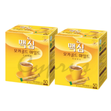 맥심 모카골드 마일드 커피 믹스, 12g, 50개입, 2박스