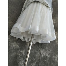 속치마 레이스 망사 민소매원피스 모달 조끼 이너 중간 원피스 버블스커트 가을겨울