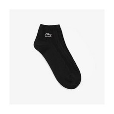 [매장정품] 라코스테 LACOSTE 여성 케이블 앵클 양말 [블랙]