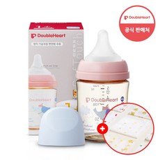 더블하트 모유실감 3세대 PPSU 꿈꾸는코끼리 160ml (S젖꼭지포함)+손수건증정, 단품