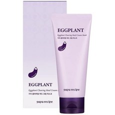 일본직발송 6. PAPA RECIPE EGGPLANT CLEARING MUD CREAM MASK 100ML WASH OFF PACK B0772ZH196, One Size, One Color