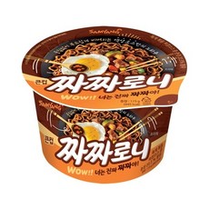 짜짜로니 큰컵 115g, 16개