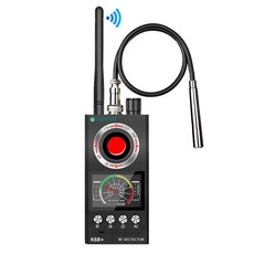 JMDHKK 숨겨진 카메라 RF 도청장치 감지기 버그 감지기 카메라 파인더 스캐너 GPS 추적기 감지기 도청 장치 찾기 및 찾기 자동 스캔 4-in-1 감지기, 1개