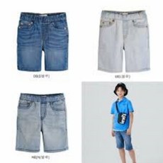 리바이스키즈 [동아백화점 수성점] "여름이월 빅세일~~!!" (여유있게구매하세요) 쿨진풀온데님쇼츠반바지 V222PT362P