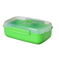 아트박스/시스테마 [시스테마] 투고 직사각 전자레인지용기 1.25L (그린), 색상, 1개