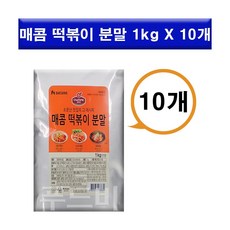 쉐프원 매콤 떡볶이 분말 1kg, 10개