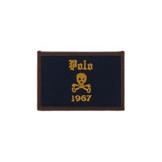폴로 랄프로렌 POLO RALPH LAUREN 30%추가적립 코튼 레더 카드 케이스 네이비 지갑