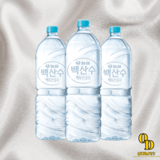 백산수 대용량생수 무라벨 2L 24병, 24개