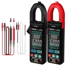 Clamp Multimeter Voltage Ohm Screen Tester ST211ST212 Meter Counts 400A Color NCV Large ANENG 6000 D, ST211