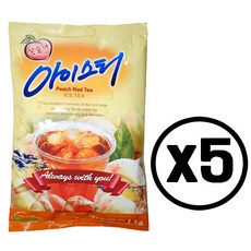 주식회사 대호식품 대호 복숭아 아이스티1kg (분말), 1kg, 1개입, 5개