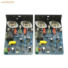 2CH QUAD405 클론 파워 앰프 MJ15024 + 앵글 알루미늄 DIY 키트 마감 보드, 02 Finished board