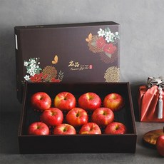 [아워밀] 자연맛남 프리미엄 과일 사과 선물세트 5kg (10-11과), 단품