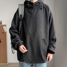 남자 힙합 패션 캐주얼 스트릿 바람 막이 후드 점퍼 (WA12DBD)