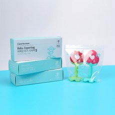 퍼펙션 항균 아기 지퍼백 S 2개 15p + 15p, 30매