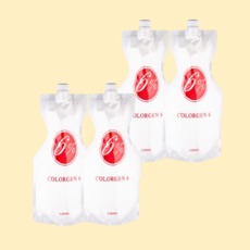 일진 간편 버블 바르는 새치 머리 순한 흰머리 거품 염색 약 콜라겐 6% 1L 4EA, 4개