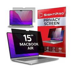 MacBook Air 15인치(2023 M2) 노트북 프라이버시 필터 및 안티글레어 보호기용 SightPro 마그네틱 프라이버시 스크린