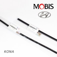 코나(23년 1월 이후) 에어로타입 와이퍼 리필고무 순정품 좌우세트 98351-B1000 2W100 98361-B1000 교체용 동일사이즈, 전면 에어로타입 리필고무-코나(23년 1월 이후)