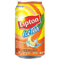 립톤아이스티 복숭아 355ml, 4개