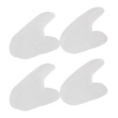 STK2 쌍 실리콘 젤 발가락 분리기 Bunion 보호막 통증 릴리프 L, 1개