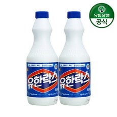 유한양행 유한락스 레귤러 1L 2개, 없음