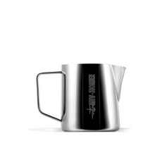 Koffie Melk Opschuimen Werper Kruik Roestvrij Staal Dampende Melkopschuimer 에스프레소 바리스타 멜크 포트 라떼 칸 40, Glossy, 1개
