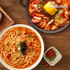 [프레시지] 장칼국수 2인분 + 자이언트 부대찌개 2인분 (냉장), 1세트