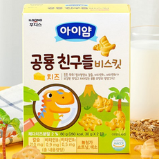 일동후디스 아이얌 공룡친구들 비스킷, 60g, 8개