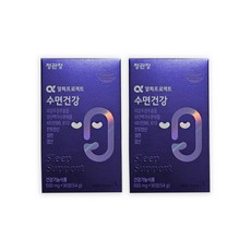 정관장 알파프로젝트 수면건강 600mg x 90정 x 2박스 (60일분)