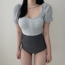 샤배색모노키니