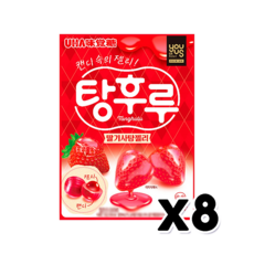 탕후루 딸기사탕젤리 디저트간식 38g x 8개