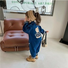 유아데님슈트