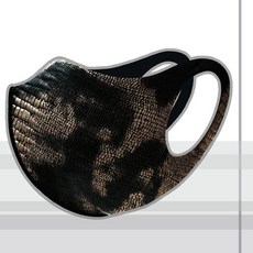 [made] Python 뱀피 골드 마스크, L