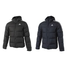 아디다스 에센셜 미드 후드 패딩 점퍼 GT9141 FT9133