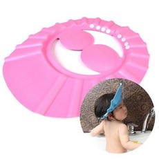 성인샴푸캡 환자용 머리감기기 노인 아이 아기 머리둘레 58cm 염색 눈 귀 수술 물차단, 핑크, 1개