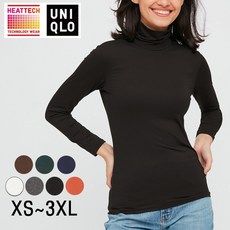 유니클로 WOMEN 히트텍 터틀넥T(긴팔) 20FW 428495/빅사이즈 여성내의