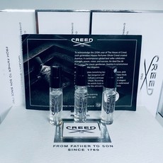 3 Creed Aventus Men Eau De Parfum Vial Spray 0.08 oz/2.5 ml Each New On Card, 1개, 2.5ml