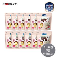 일동후디스 아이얌 유기농 쌀과자 사과떡뻥 30g, 사과맛, 12개