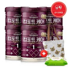 뉴 아이엠마더 컴포트케어 1단계 800g 배앓이분유, 6개