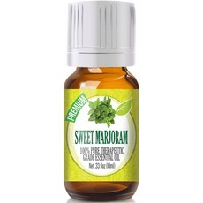 스위트 마조람 에센셜 오일-100 % 순수 치료 등급 스위트 마조람 오일-10ml, 단일옵션