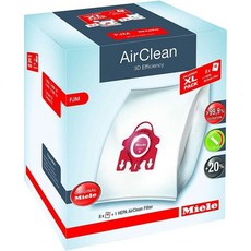 밀레 FJM 에어클린 3D 효율성 진공 청소기 가방, Allergy XL Pack, 1개